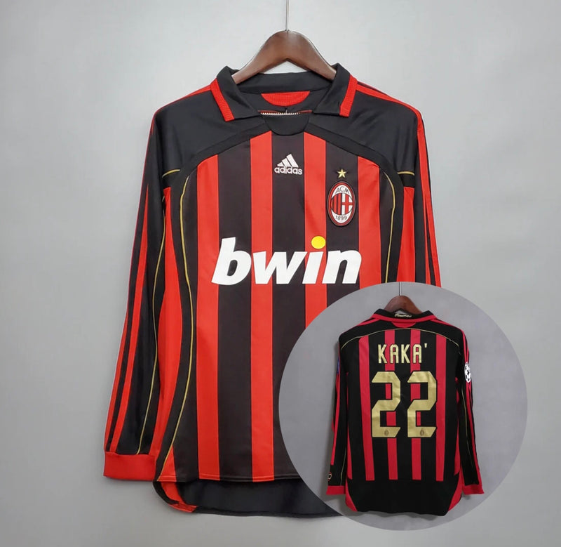 AC Milan 2006-07 Kaká Casa - Manga larga