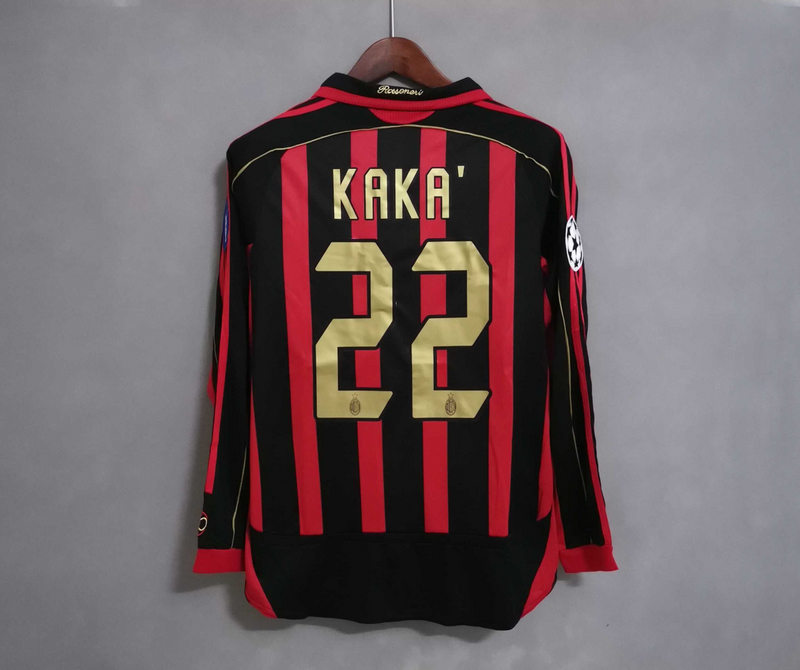 AC Milan 2006-07 Kaká Casa - Manga larga