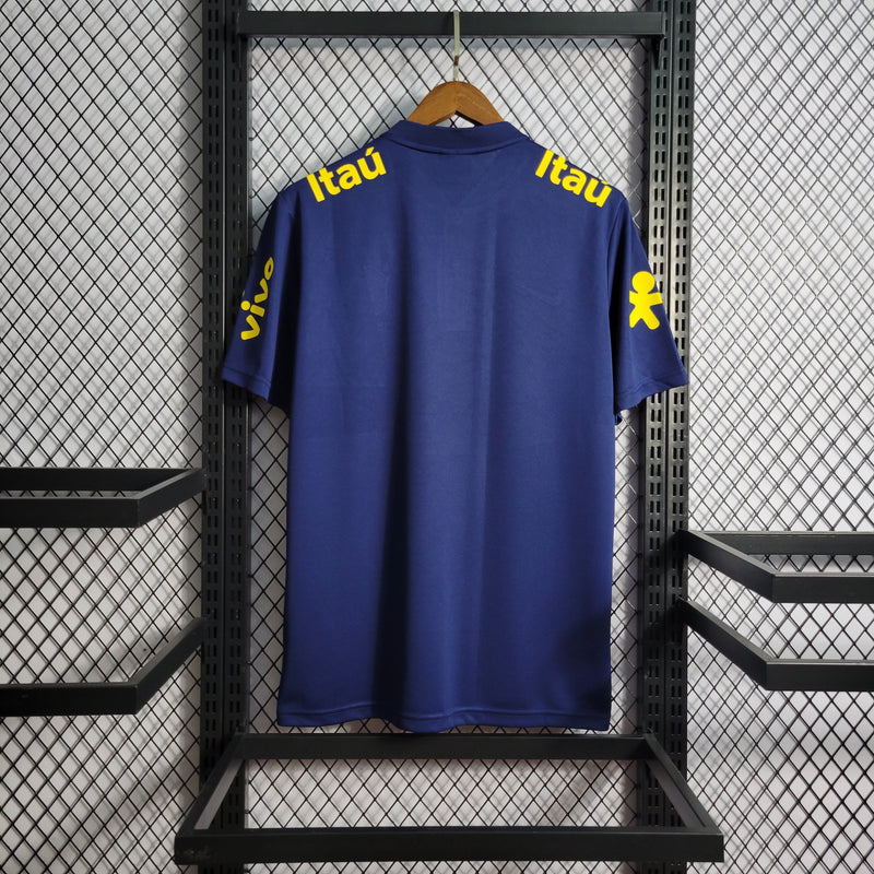 CAMISA DA SELEÇÃO DO BRASIL 22/23 POLO AZUL ROYAL