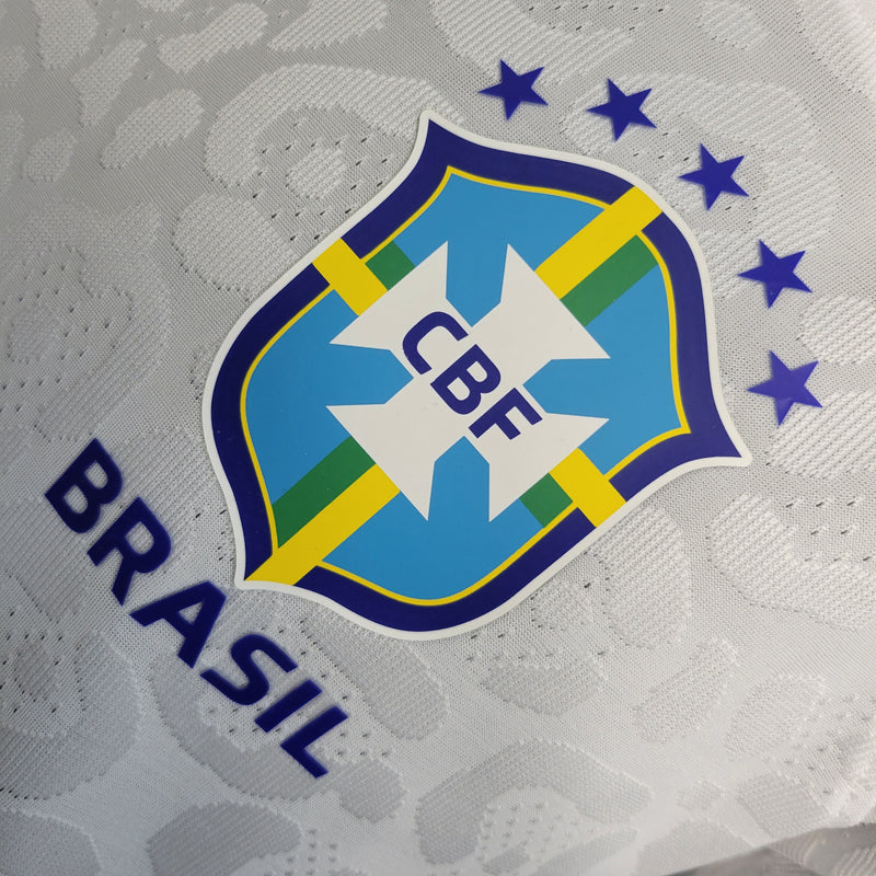 CAMISA DA SELEÇÃO DO BRASIL 22/23 BRANCO VERSÃO PLAYER