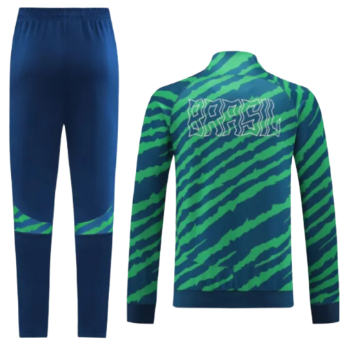 Agasalho de Viagem Seleção Brasil - Masculino - Verde e Azul